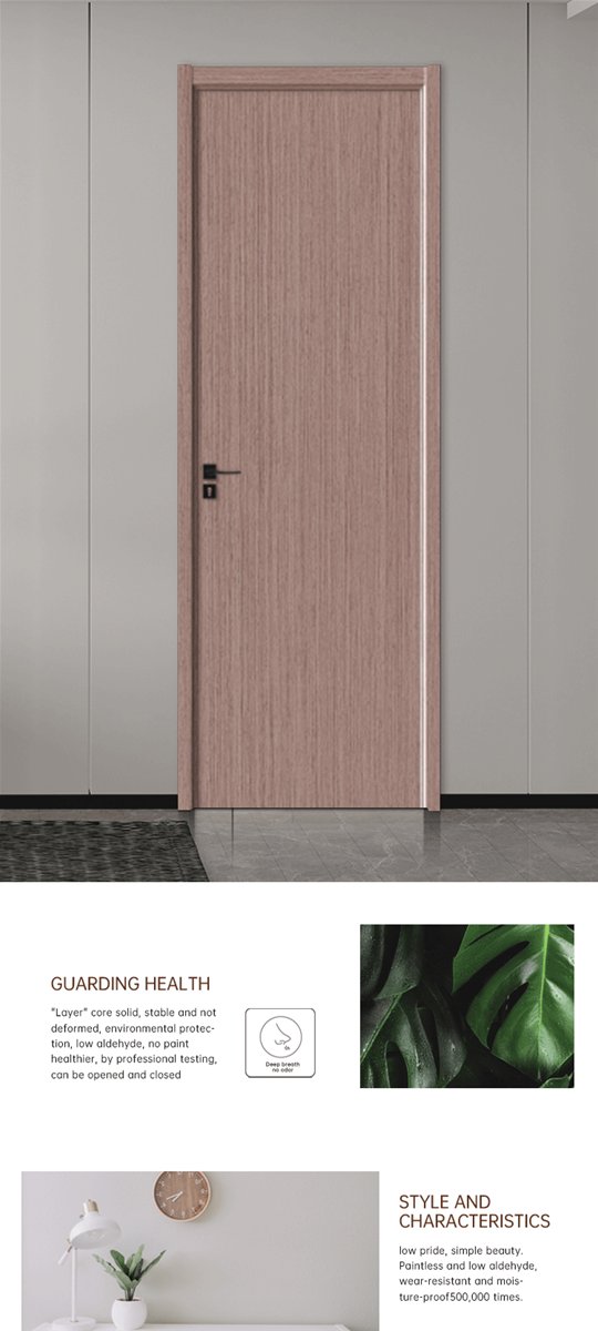 L16 Wood Grain Series 2Q Flat door