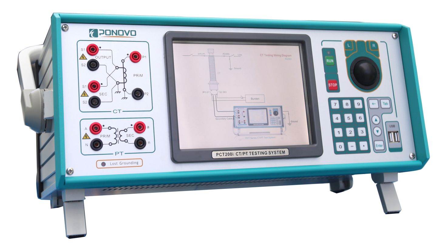 PCT200 series CT and PT test set for current transformer and PT reference testing functions