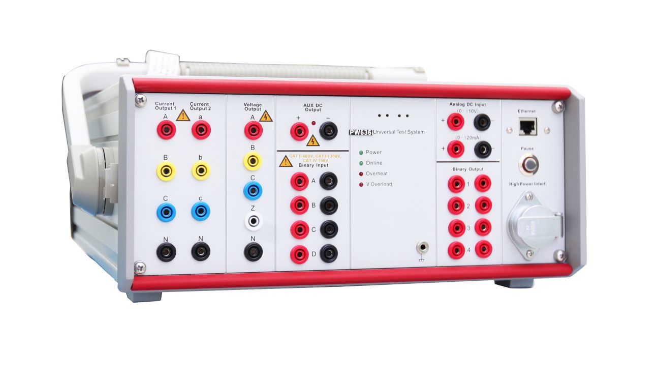 PW636i Protection Relay Test System for different types of protection relays