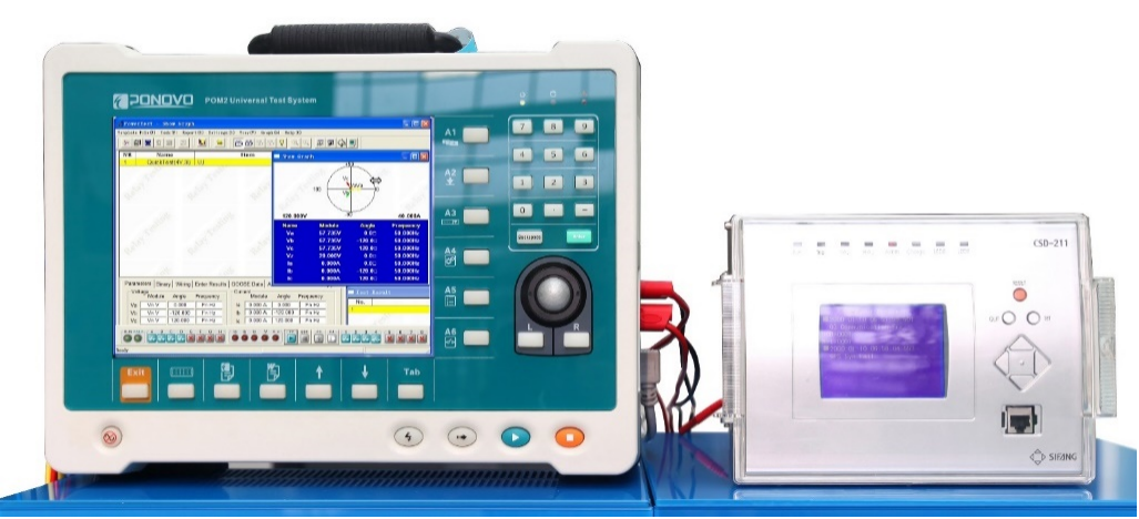 POM23243 Universal Protection Relay Test System for protective relays