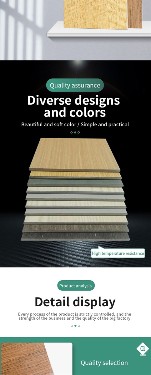 Glass magnesium decorative panel A1 fireproof antimildew and antibacterial moistureproof waterproof and insectpro