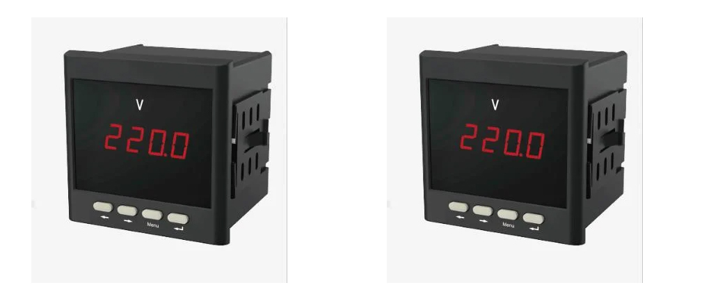 Linfee Series Intelligent Electrical Measuring Instrument High Protection SinglePhase Voltage LED Display Panel Meter