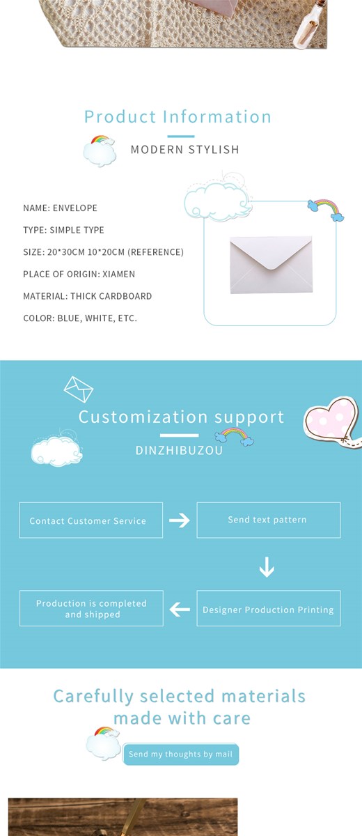 paper EnvelopesSupport customization can discuss in detail