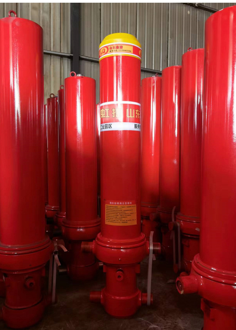 Dump truck hydraulic cylinder telescopic Front top cylinder Construction Machinery Parts hydraulic jack