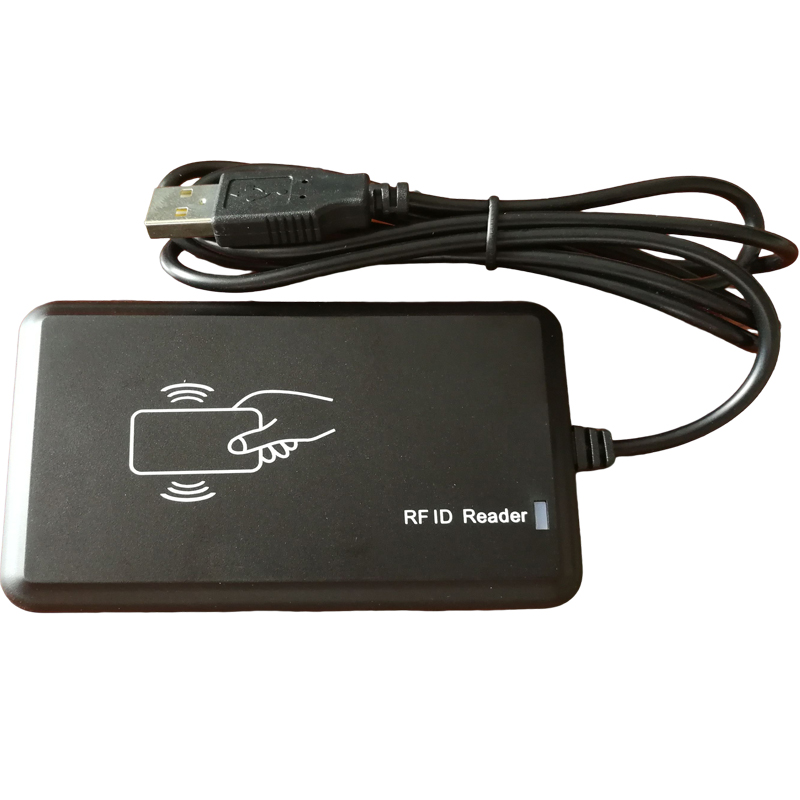 rfid card reader desktop 1356mhz IC readonly card dispenser