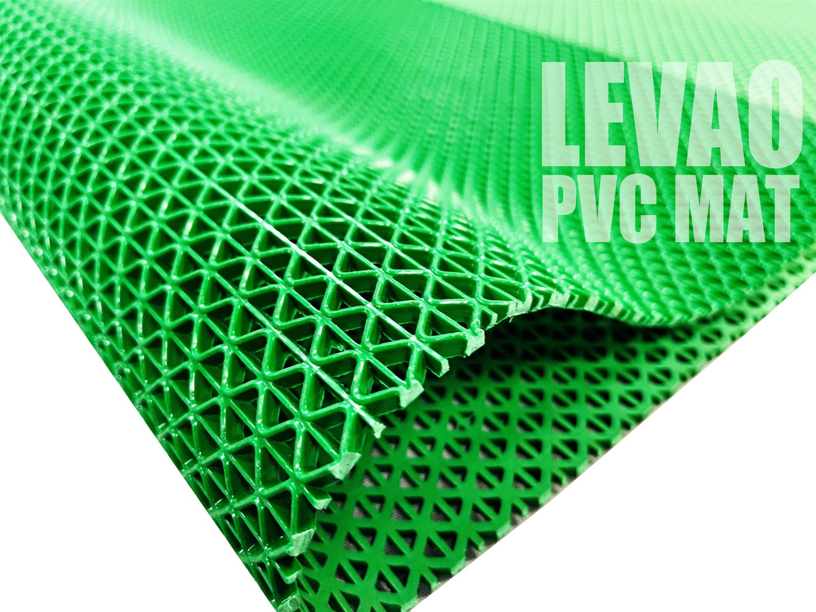 PVC S Type Z Non Slip Waterproof S PVC Hollow Vinyl Matting Zig Zag Mats