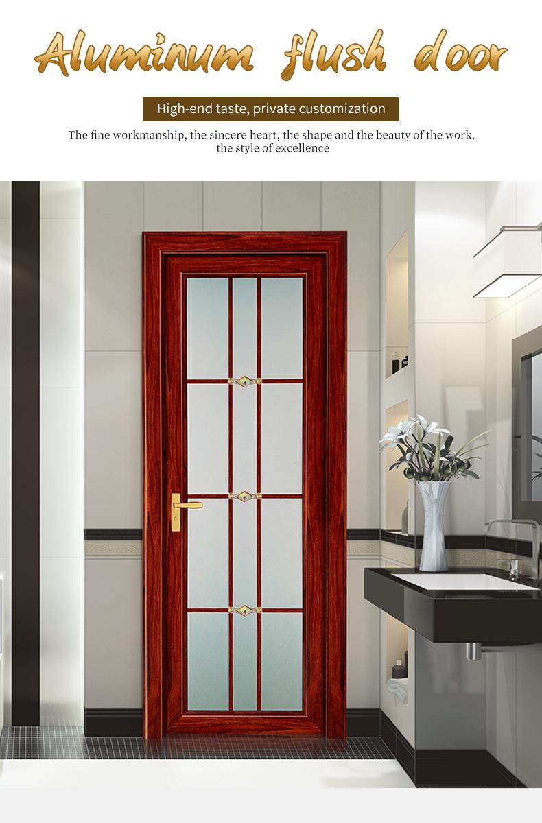 Aluminum alloy flush doors support customization