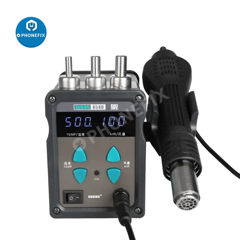 SUGON 858D Digital Display Hot Air Gun Soldering Station