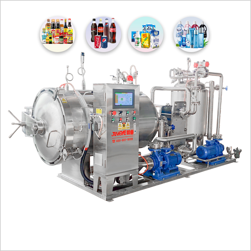 Automatic 0712electricsteam heating Water Spray Autoclave Retort For Pouch canned