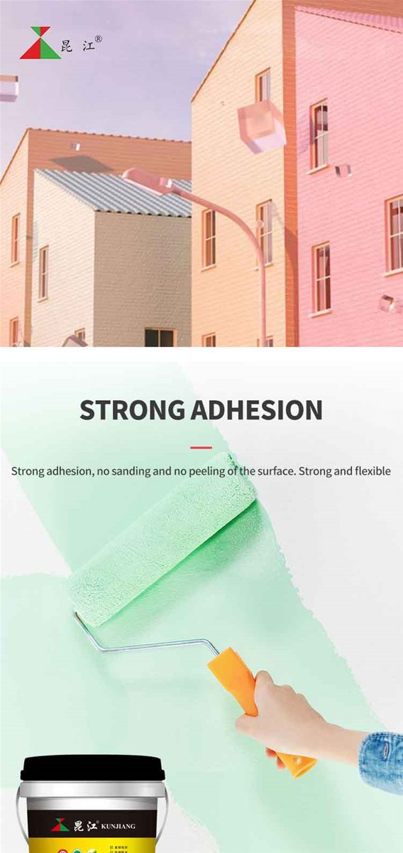 kunjiang natural stone paint white and colored