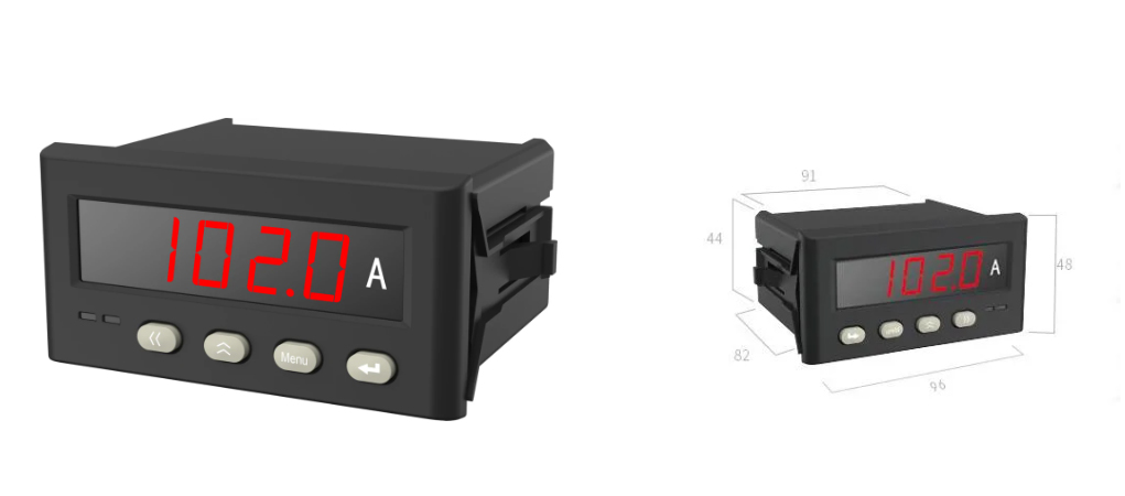 AC Single Phase Programmable RS485 Digital Panel Current Meter