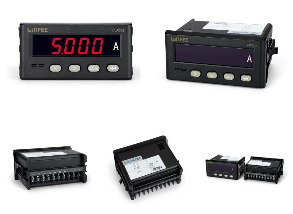 High Precision LED Digital Display AC Single Phase Current Ampere Meter