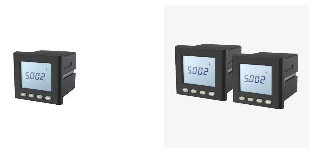 LNF72UY SinglePhase Voltage LCD Display Smart Panel Meter