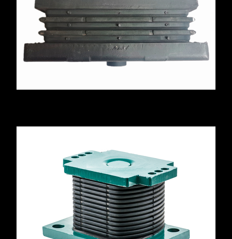 Iron plate rubber bearing is used for heavy engineering trucks