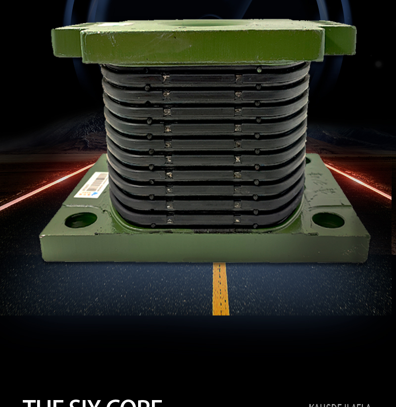Iron plate rubber bearing is used for heavy engineering trucks