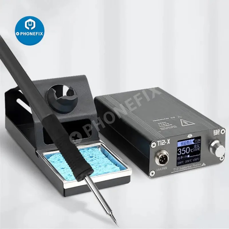 OSS T12X Soldering Station with soldering iron