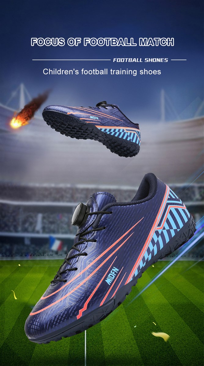 Rotating deduction football shoes blackbluepink 02X25