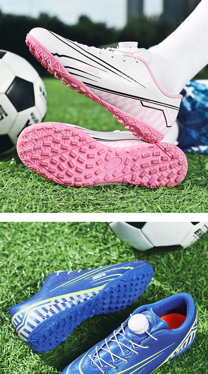 Rotating deduction football shoes blackbluepink 02X25