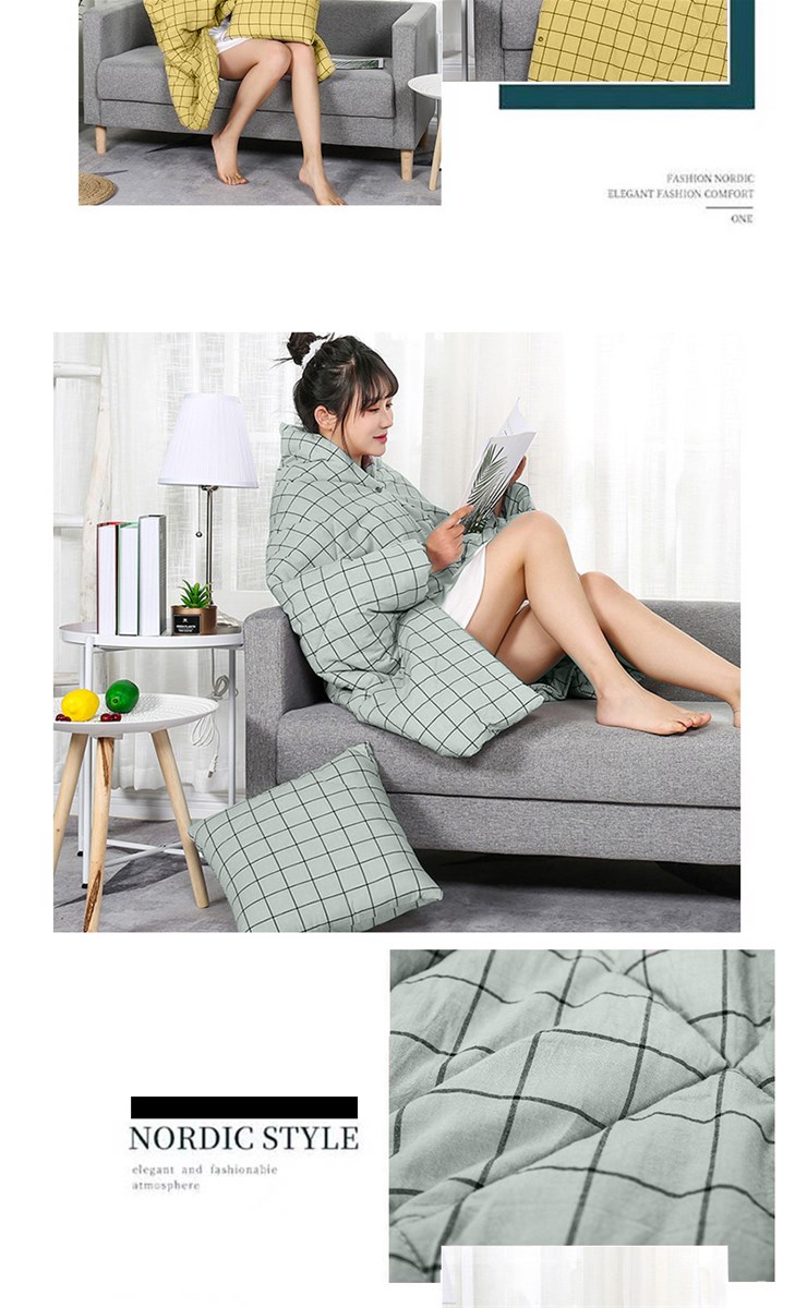 Washable multifunctional cushion quilt multisize selection