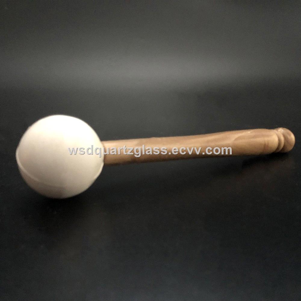 Rubber Stick for Crystal singing bowl or quartz pyramid