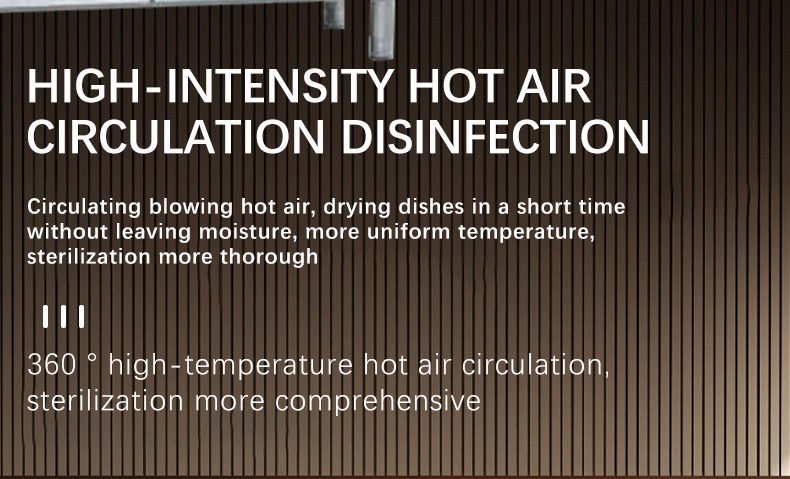 High temperature hot air disinfection cabinet