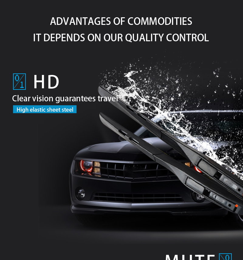 Car wipers are suitable for all types of cars