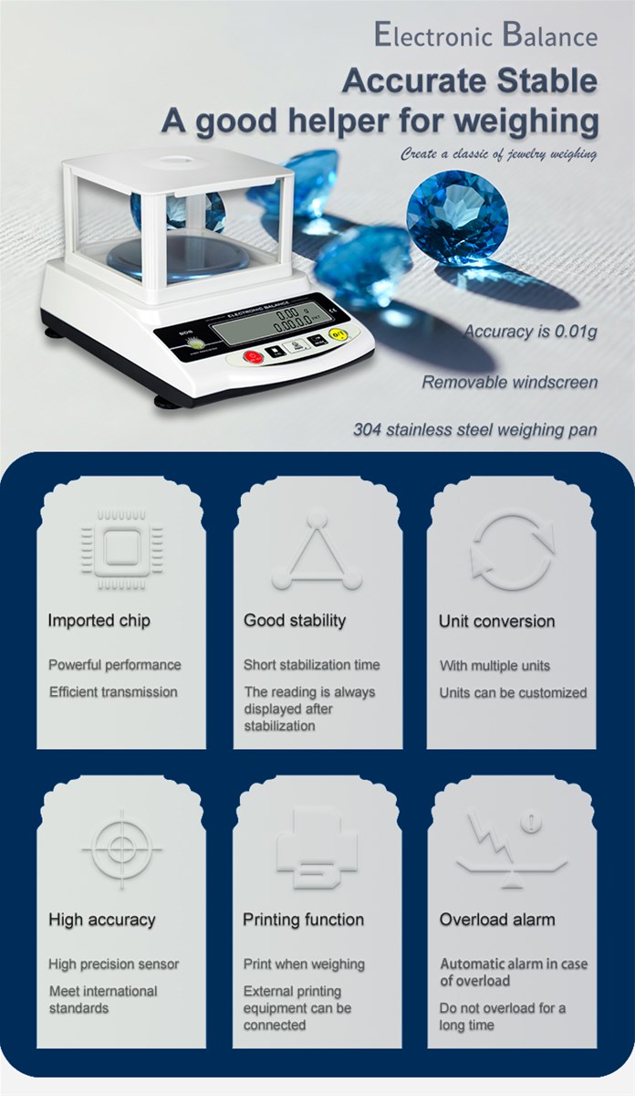 Electronic Balance OEMODM pan size 130mm Weighing scale Laboratory Balance Analytical Blance