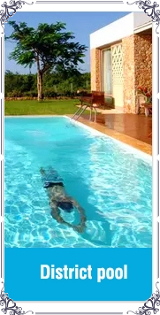 PVC swimming pool long life blue PVC liner film for pool of various styles