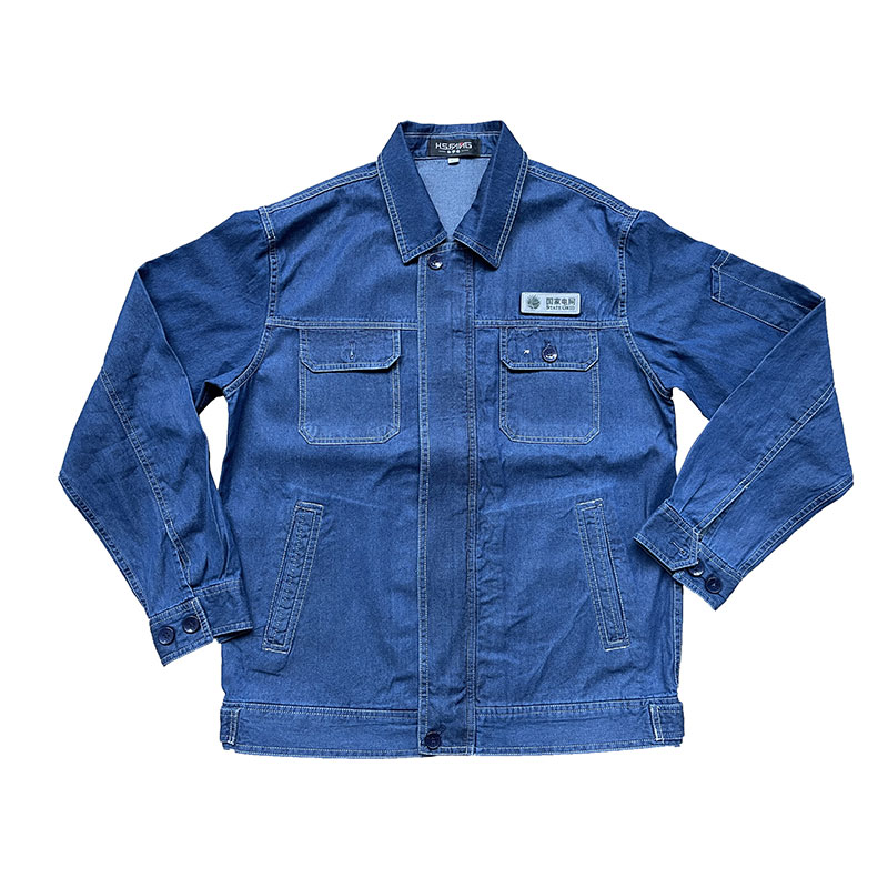 Denim work clothes fashion jacket style slim and comfortable various colors available three dimensional cutting