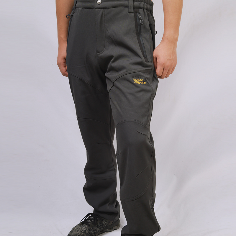 Mens Hiking Pants QuickDry Water Resistant Reinforced Knee 4 Zip Pockets Outdoor Work Pants