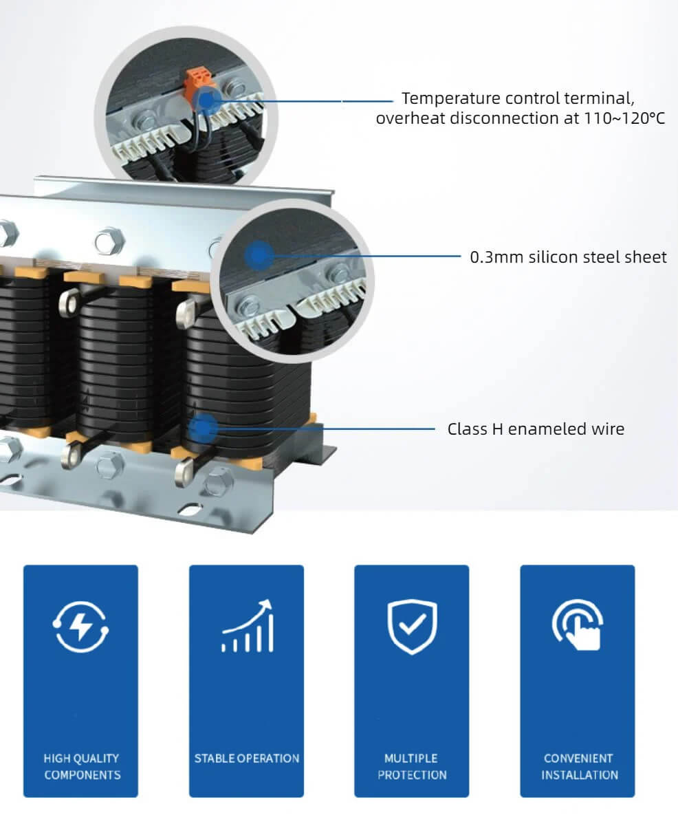AntiHarmonic Reactive Power Compensation Component SinglePhase Filter Reactor Capacitor