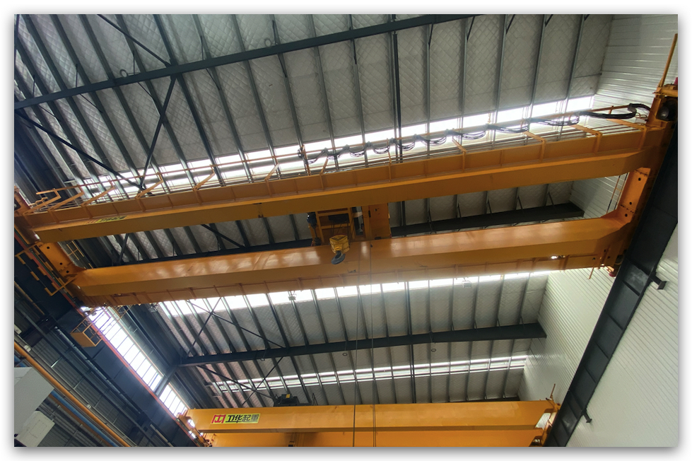 Double trolley overhead crane 500t