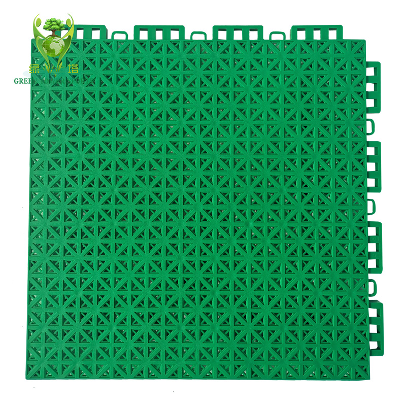 Outdoor interlocking floor tiles plastic flooring