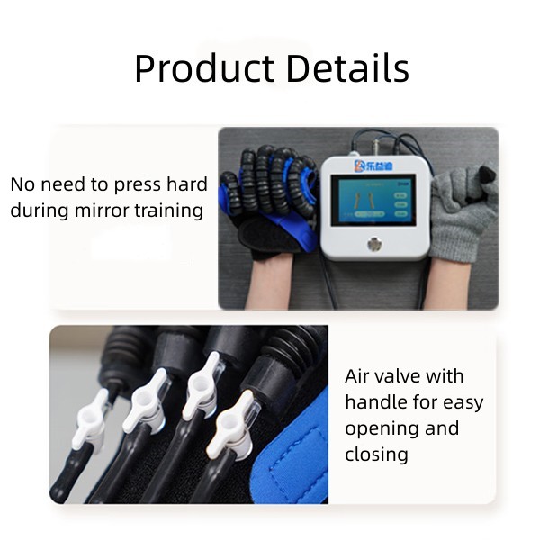 Smart Restoring Health Device Glove after Stroke Arm Hand Robot Finger Exercise Machine Stroke Mirroring Rehabilitation