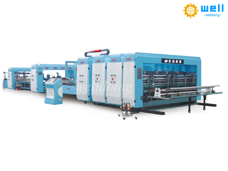 Automatic corrugated cardboard stitching machine