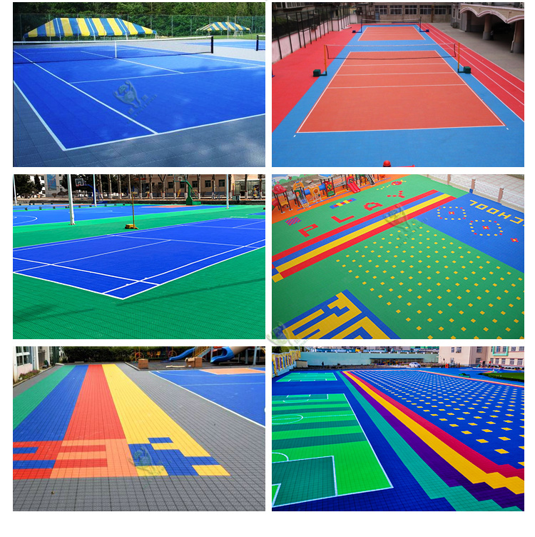 Multi functional Interlocking floor soft floor for basketball playground