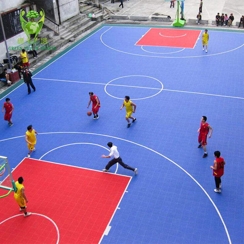 Multi functional Interlocking floor soft floor for basketball playground