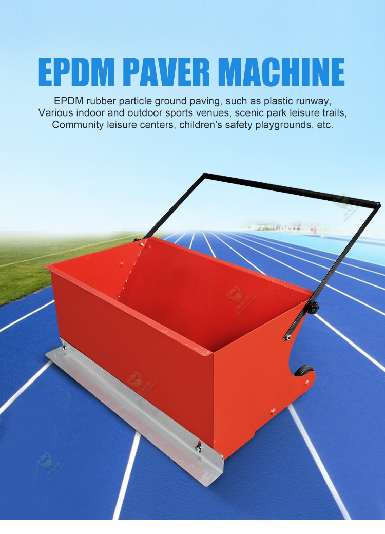 EPDM hand heald Paver Machine Plastic Runway Paver EPDM