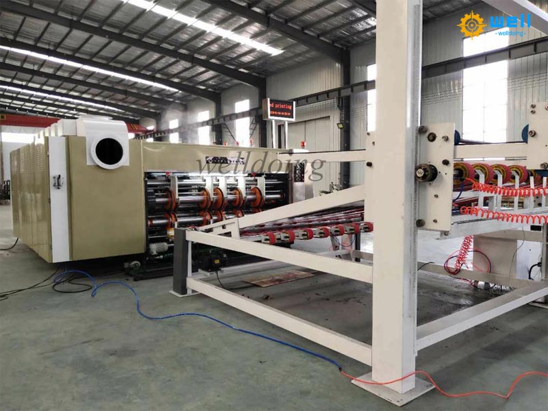 Automatic Corrugated Carton Printing Die Cutting Slotting Stacker Machine