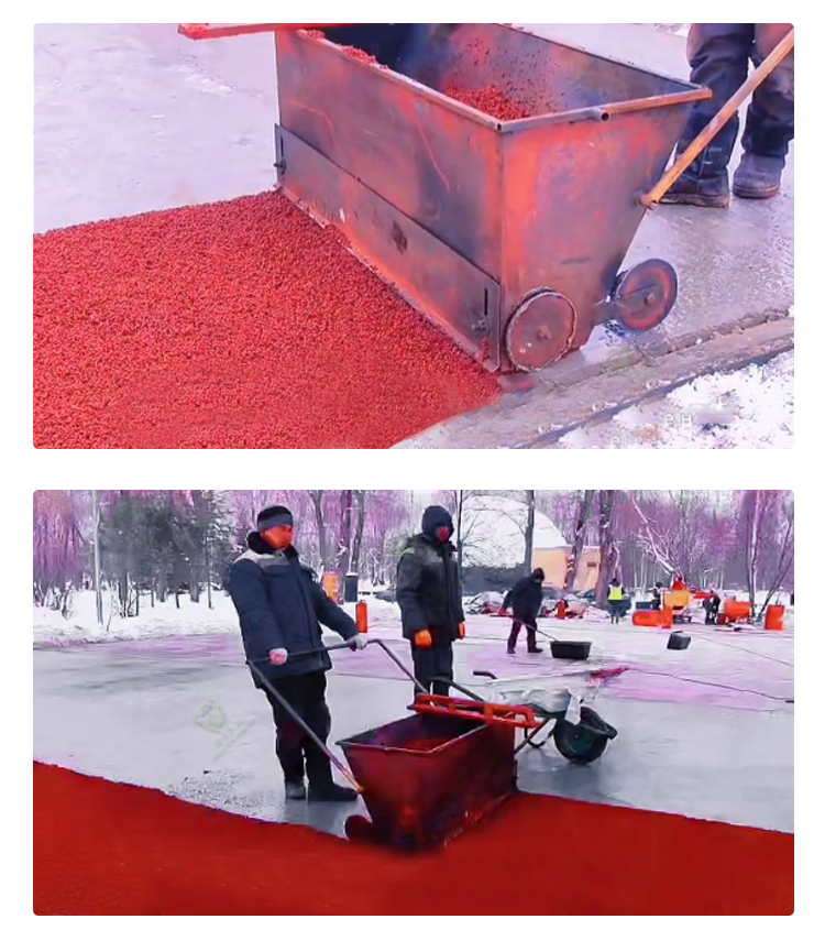 paver laying machine for rubber granules running track paver machine