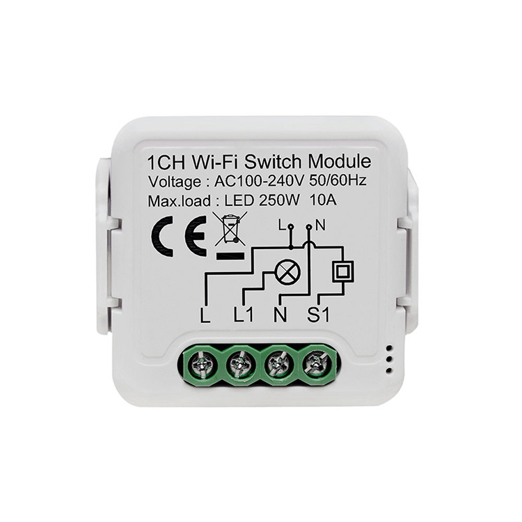 SmartLife Tuya App Remote Control Mini Smart Relay WiFi Switch Module Works with Alexa and Google Home