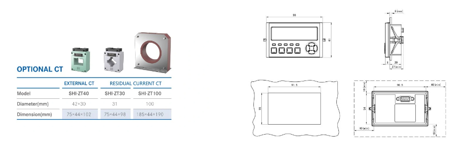 Elecnova Wdh31500 Series Industrial Update Wide Range Programmable Relay Output Intelligent Electric Motor Controller