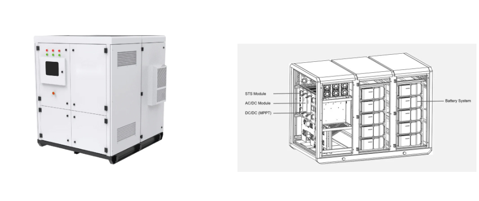 100kw 150kwh Commercial Solar Microgrid Energy Storage System