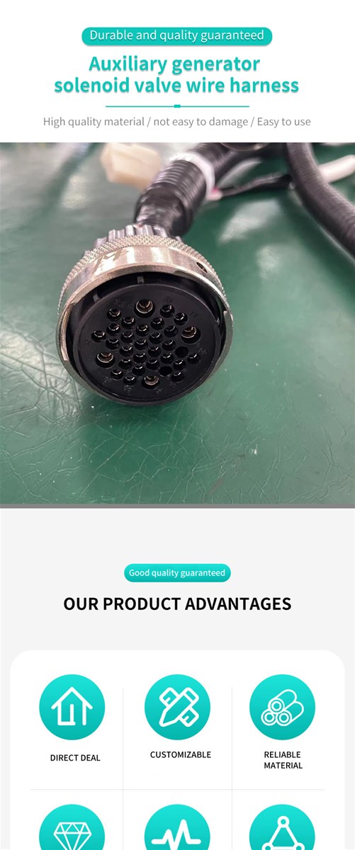 Auxiliary solenoid valve harnesslow voltage harnessspecial vehicle harnesspassenger car harnessmotorcycle harness