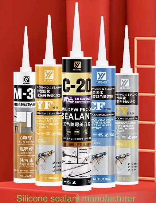 Factory Wholesale window glass door waterproof mildew proof weather resistance neutral Dealcoholized silicone sealant