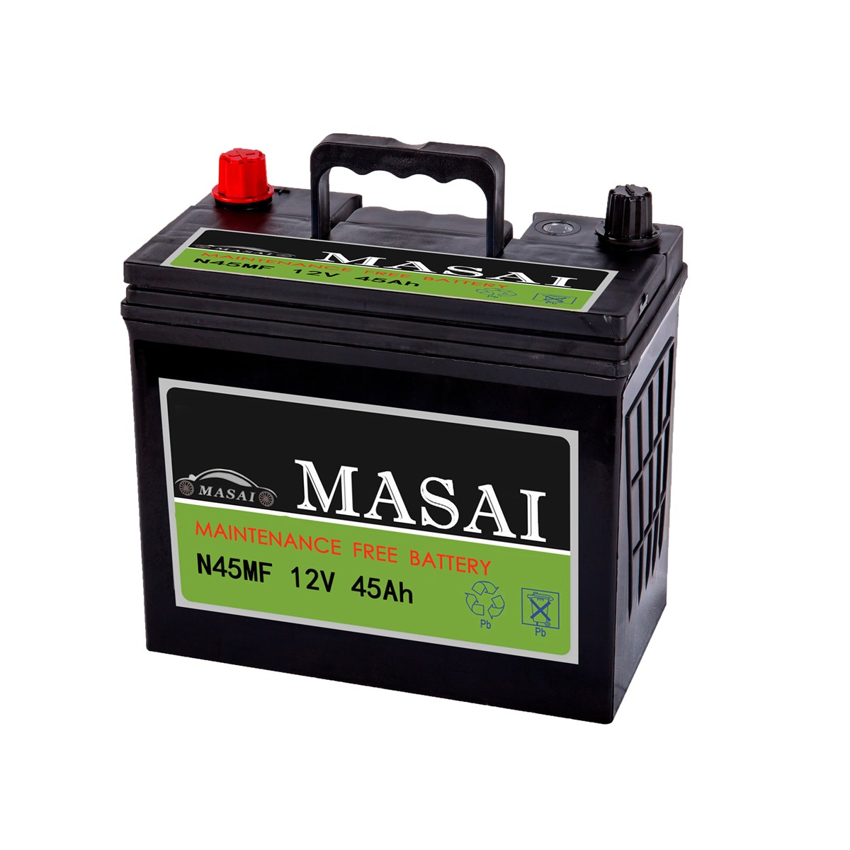 MASAI OEM factory 12V MF Korean auto maintenance free automotive battery