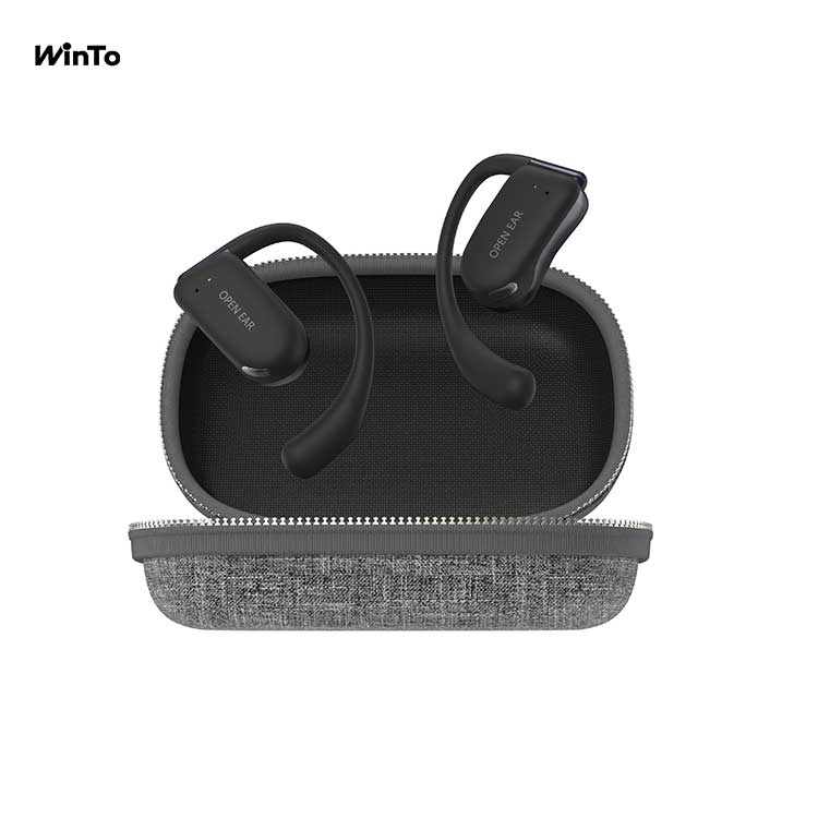 Winto 2023 Latest Openear Wearable Earbuds Secure Fit OWS Earbuds with Premium Quality Sound