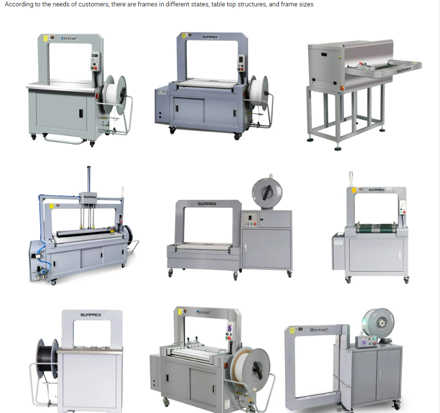 CE Certificate High Speed High Table Q8 Automatic Strapping Machine for Carton Case Boxes