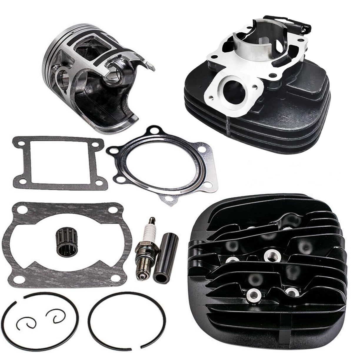 Cylinder Piston Gasket Top End Rebuild Kit for Yamaha Blaster 200 YFS200 19882006 2XJ113110200 3JM113510200 66MM