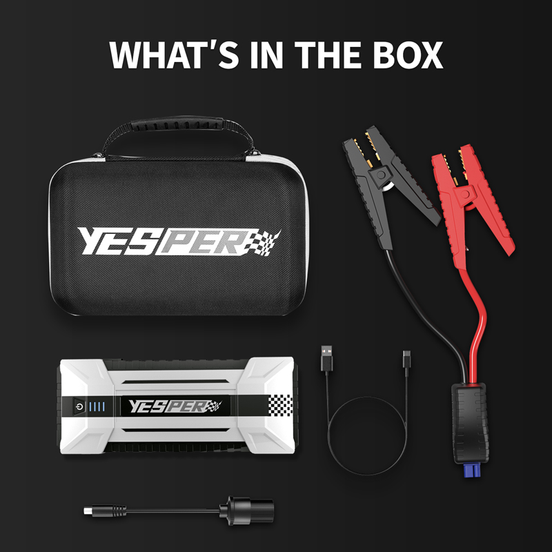 Factory Sale MultiFunctional LED Light 24000mAh Jump Starter Power Bank Car Booster